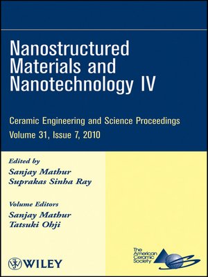 cover image of Nanostructured Materials and Nanotechnology IV
